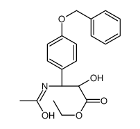 (αR,βS)-β-(Acetylamino)-α-hydroxy-4-(phenylmethoxy)-benzenepropanoic Acid Ethyl Ester结构式