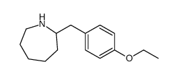 2-[(4-ETHOXYPHENYL)METHYL]HEXAHYDRO-1H-AZEPINE structure
