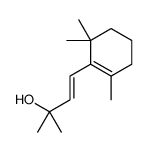 2-methyl-4-(2,6,6-trimethylcyclohexen-1-yl)but-3-en-2-ol结构式