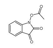 1-acetoxy-indole-2,3-dione Structure