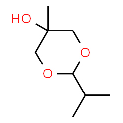 1,3-Dioxan-5-ol,5-methyl-2-(1-methylethyl)-(9CI) Structure