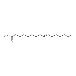 9-Hexadecenoic acid methyl ester structure