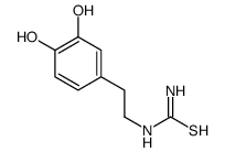 2-(3,4-dihydroxyphenyl)ethylthiourea Structure
