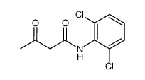 N-(2,6-dichlorophenyl)-3-oxobutanamide结构式