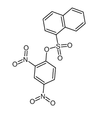 2,4-dinitrophenyl naphthalene-1-sulfonate结构式