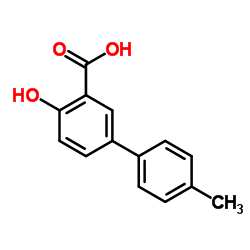 4-hYDROXY-4'-METHYL-BIPHENYL-3-CARBOXYLIC ACID Structure