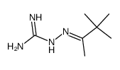 2-(3,3-dimethylbutan-2-ylidene)hydrazine-1-carboximidamide Structure