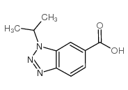 3-propan-2-ylbenzotriazole-5-carboxylic acid结构式