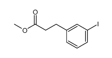 3-(3-iodophenyl)propionic acid methyl ester结构式