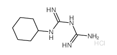 2-(N-cyclohexylcarbamimidoyl)guanidine结构式