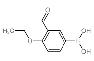 (4-Ethoxy-3-formylphenyl)boronic acid Structure