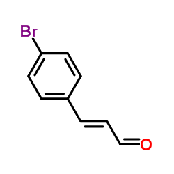 (2E)-3-(4-Bromophenyl)acrylaldehyde Structure
