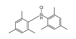 chloro-bis(2,4,6-trimethylphenyl)silane Structure