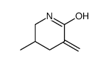 2-Piperidinone,5-methyl-3-methylene-(9CI) Structure