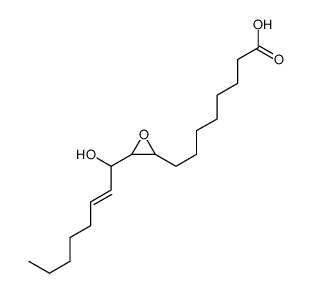 8-[3-(1-hydroxyoct-2-enyl)oxiran-2-yl]octanoic acid结构式