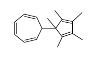 7-(1,2,3,4,5-pentamethylcyclopenta-2,4-dien-1-yl)cyclohepta-1,3,5-triene结构式