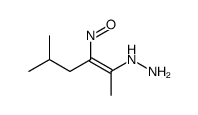 2,3-Hexanedione,5-methyl-,2-hydrazone,3-oxime structure