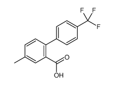 5-methyl-2-[4-(trifluoromethyl)phenyl]benzoic acid Structure