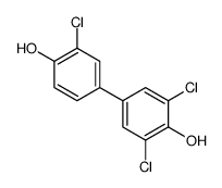 2,6-dichloro-4-(3-chloro-4-hydroxyphenyl)phenol结构式