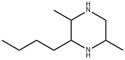 3-Butyl-2,5-dimethylpiperazine Structure