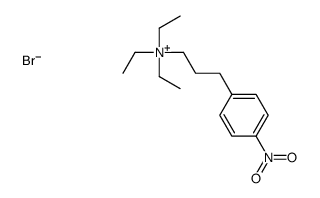triethyl-[3-(4-nitrophenyl)propyl]azanium,bromide Structure