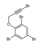 1,3,5-tribromo-2-(3-bromoprop-2-ynoxy)benzene结构式