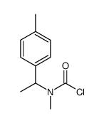 N-methyl-N-[1-(4-methylphenyl)ethyl]carbamoyl chloride Structure