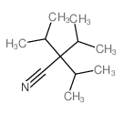 3-Methyl-2,2-dipropan-2-yl-butanenitrile结构式