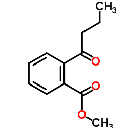 Methyl 2-butyrylbenzoate结构式