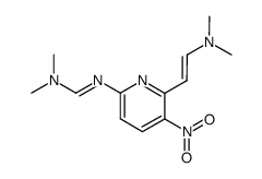 N'-(6-((E)-2-(dimethylamino)vinyl)-5-nitropyridin-2-yl)-N,N-dimethylformimidamide Structure