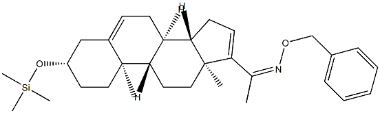 3β-(Trimethylsiloxy)pregna-5,16-dien-20-one O-benzyl oxime picture