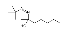 2-(tert-butyldiazenyl)octan-2-ol结构式