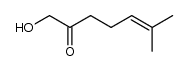 1-hydroxy-6-methylhept-5-ene-2-one结构式