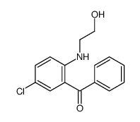 [5-chloro-2-(2-hydroxyethylamino)phenyl]-phenylmethanone结构式