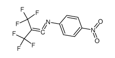 (4-Nitro-phenyl)-(3,3,3-trifluoro-2-trifluoromethyl-propenylidene)-amine结构式