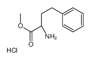 (2S)-2-氨基-4-苯基丁酸甲酯盐酸盐结构式