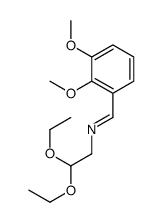 N-(2,2-diethoxyethyl)-1-(2,3-dimethoxyphenyl)methanimine Structure