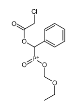 [(2-chloroacetyl)oxy-phenylmethyl]-(ethoxymethoxy)-oxophosphanium结构式