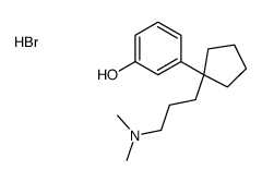 3-[1-[3-(dimethylamino)propyl]cyclopentyl]phenol,hydrobromide结构式