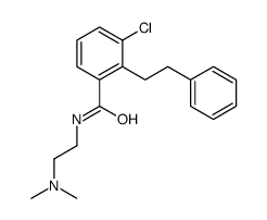 3-chloro-N-[2-(dimethylamino)ethyl]-2-(2-phenylethyl)benzamide Structure