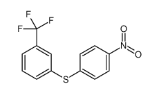 1-(4-nitrophenyl)sulfanyl-3-(trifluoromethyl)benzene结构式