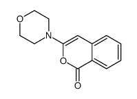 3-morpholin-4-ylisochromen-1-one结构式