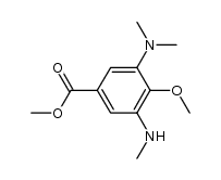 methyl 3-dimethylamino-5-methylamino-p-anisoate结构式