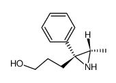 3-(3-Methyl-2-phenyl-aziridin-2-yl)-propan-1-ol结构式