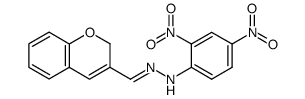 3-Formyl-2-H-chromen-2,4-dinitrophenylhydrazon Structure