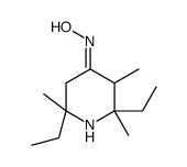 N-(2,6-diethyl-2,3,6-trimethylpiperidin-4-ylidene)hydroxylamine结构式