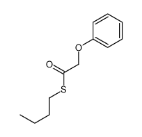 S-butyl 2-phenoxyethanethioate结构式