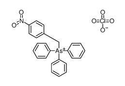 (4-nitrophenyl)methyl-triphenylarsanium,perchlorate Structure