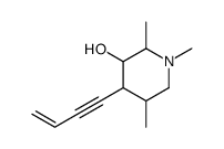 4-but-3-en-1-ynyl-1,2,5-trimethylpiperidin-3-ol Structure