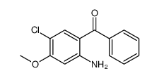 (2-amino-5-chloro-4-methoxyphenyl)-phenylmethanone Structure